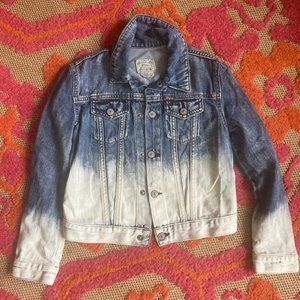 POLO Ralph Lauren Size 6x Dip Dye/Ombre Denim Jacket
